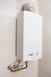 gas powered tankless hot water heater